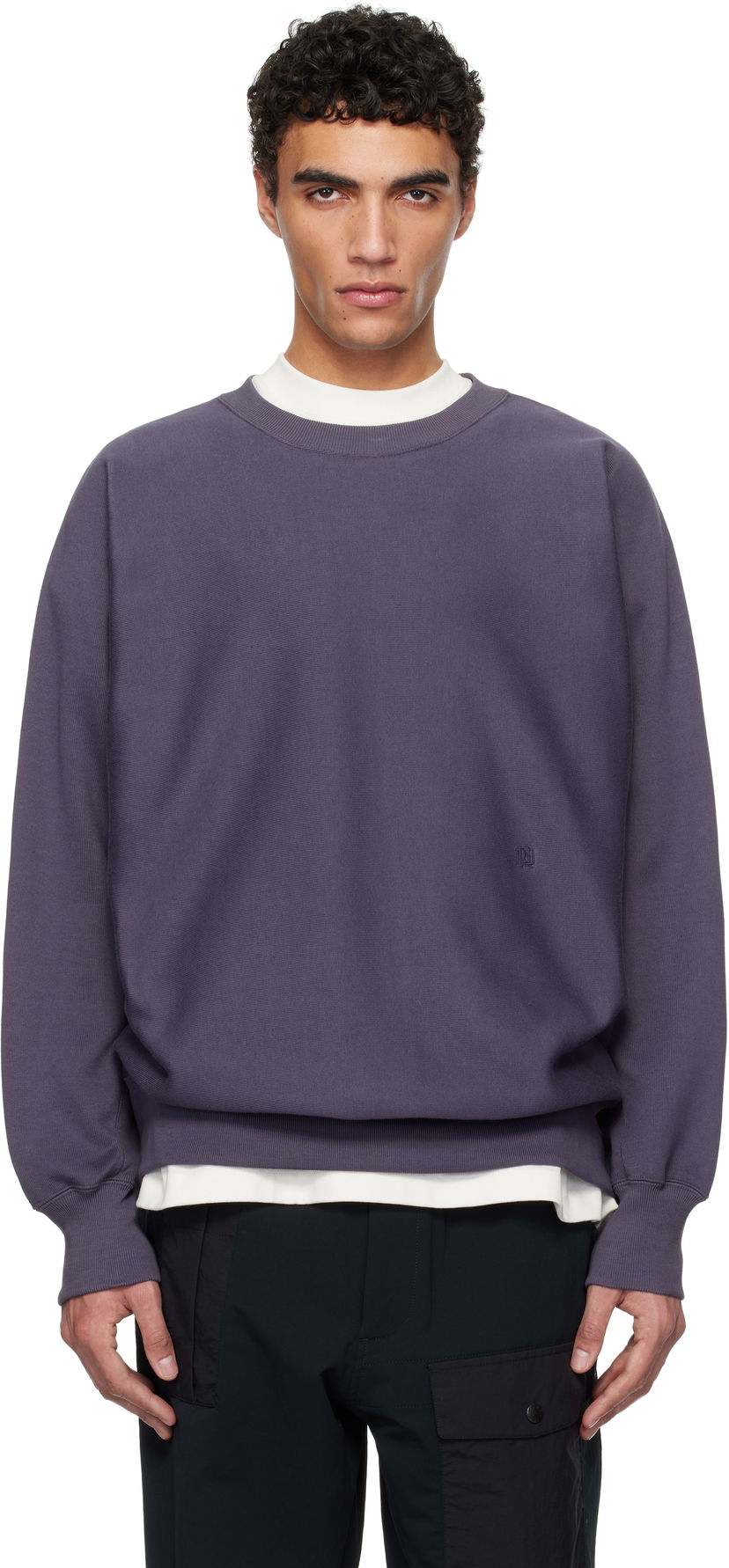 Sweatshirt NANAMICA nanamica Crew Neck Sweatshirt Lilla | S25SH011U
