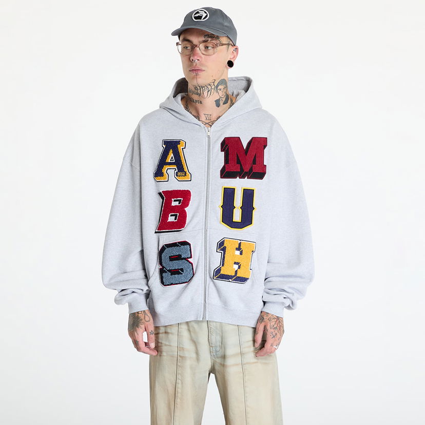 Sweatshirt Ambush Zip Up Sweatshirt UNISEX Grå | BMBE003F24FLE0020505