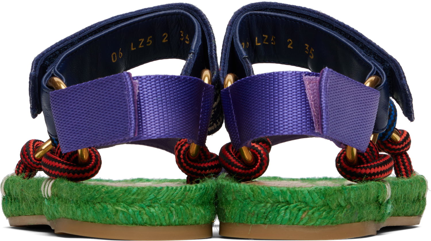 Tilbehør Valentino Valentino Garavani Lake Powell Rope Sandals Grøn | 6W0S0LZ5PNB, 1