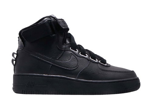 Sneakers og sko Nike Air Force 1 High Utility Triple Black W Sort | AJ7311-001, 0