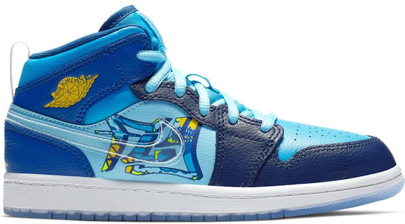 Sneakers og sko Jordan Air Jordan 1 Mid Fly Blå | BV8173-400, 0