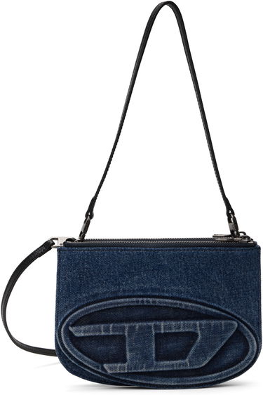 Skuldertaske Diesel Denim 1DR Twin Shoulder Bag Blå | X10330 P6717, 0