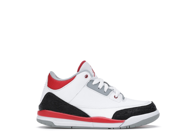Sneakers og sko Jordan Jordan 3 Retro Fire Red (2013) Hvid | 429487-120, 0