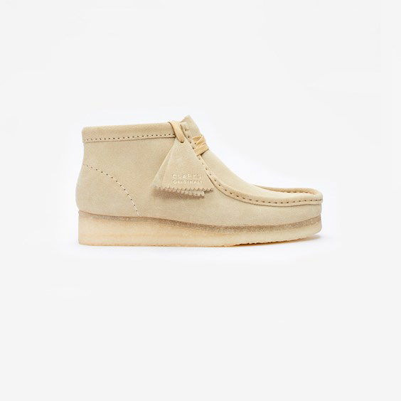 Sneakers og sko Clarks Wallabee Boot W Beige | 26155520, 1
