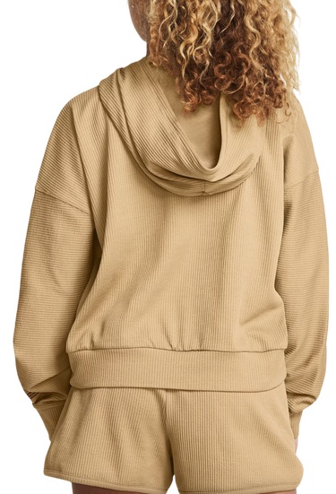Sweatshirt Under Armour Rib Hoodie Beige | 1382732-263, 1