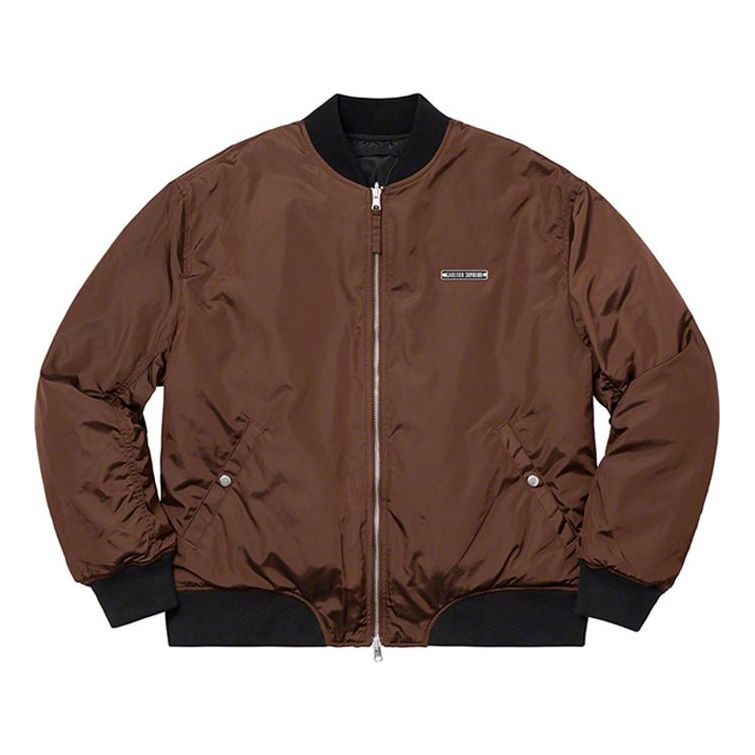 Bomberjakke Supreme Reversible Backpack Bomber Jacket Brun | SUP-SS19-832