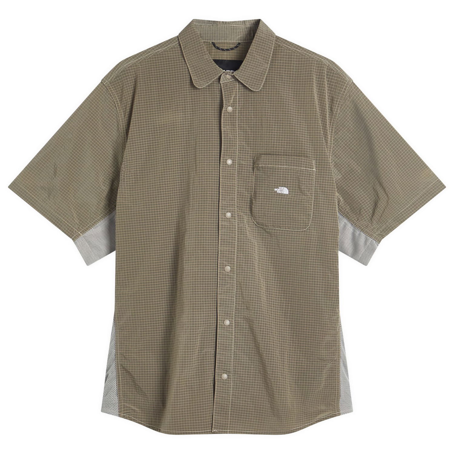 Skjorte The North Face Fabric Mix Short Sleeve Shirt Grøn | NF0A8CKH3X4, 0