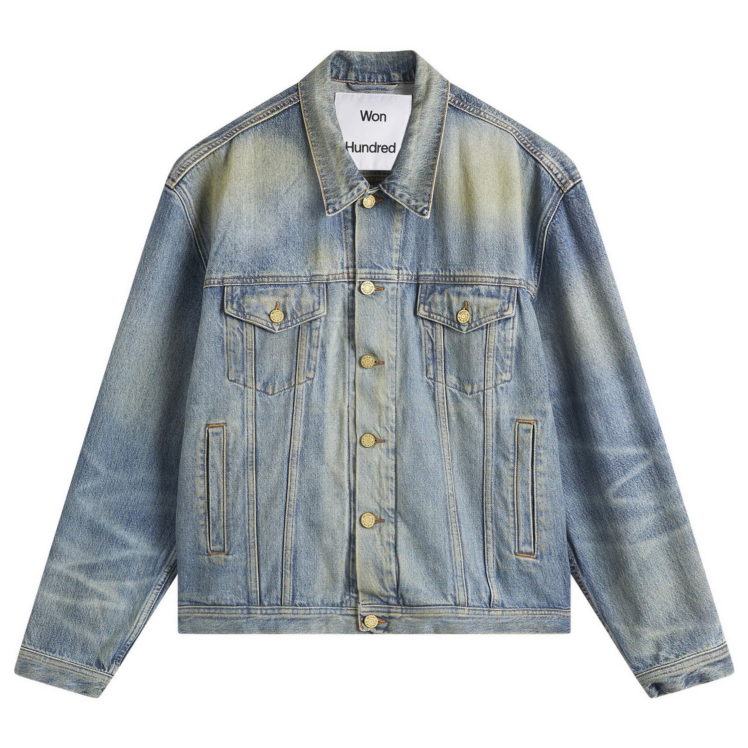 Jeans Won Hundred Won Hundred Liverpool Denim Jacket, Size Large Blå | 3569-15028, 0
