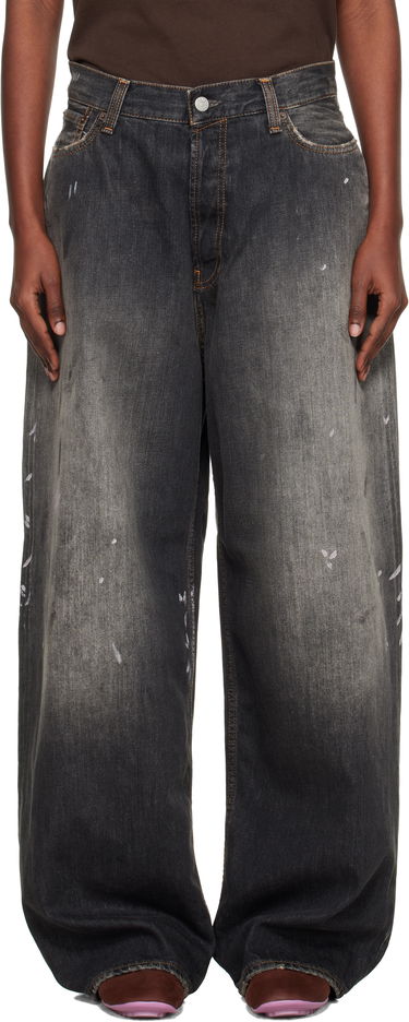 Jeans Acne Studios Acne Studios 2023 Wide Leg Jeans Sort | C00089-, 0