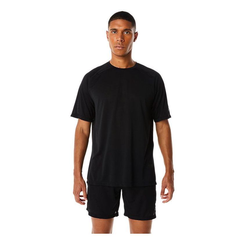 T-shirt Asics Actibreeze Jacquard Short Sleeve T-Shirt Sort | 2031D762-001, 0