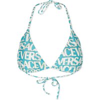 Badetøj Versace All Over Logo Triangle Bikini Top Flerfarvet | 1001406-1A08162-5V550, 2