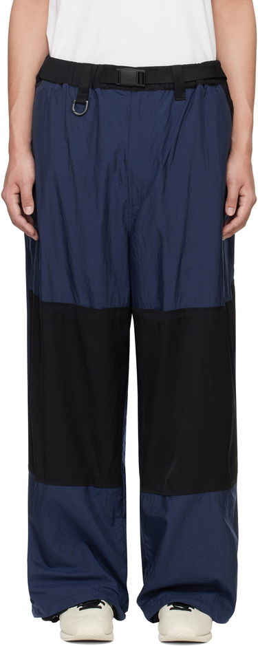 Bukser Y-3 Y-3 Two-Tone Nylon Trousers Blå | JM7785, 0