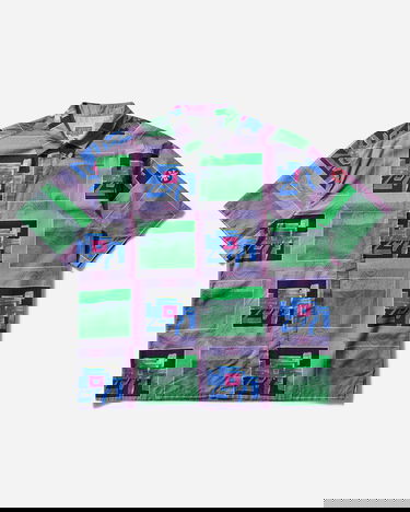 Skjorte Cav Empt Galatea Galante VH Print Short Sleeve Shirt Flerfarvet | CES27SH10 PURPLE, 0