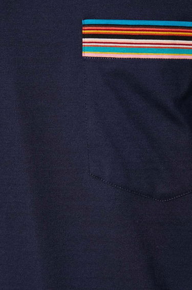 T-shirt Paul Smith Paul Smith Pocket T-Shirt Mørkeblå | M1R.306U.H00088, 4