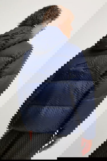 Puffer jakke Lacoste Hooded Winter Puffer Jacket with Embossed Back Design Mørkeblå | BH2905, 0