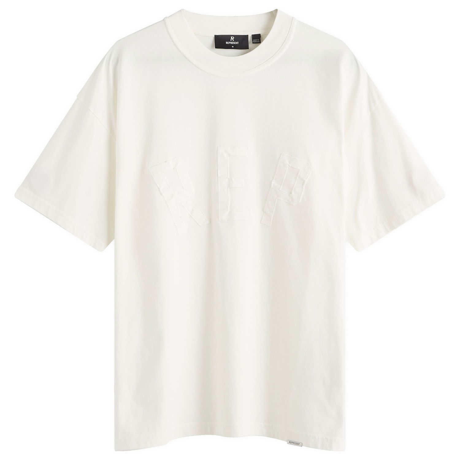 T-shirt Represent Clo Rep Applique T-Shirt Hvid | MLM4252-072, 0