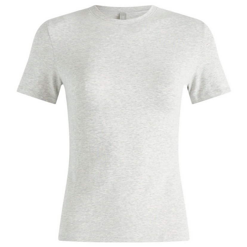T-shirt SKIMS Cotton Jersey T-Shirt Grå | AP-TSH-0638-LHG