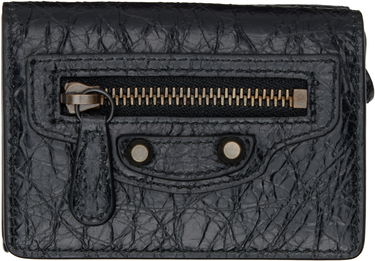 Tegnebog Balenciaga 'Le City' Mini Leather Wallet Sort | 810669 2ABFY, 0