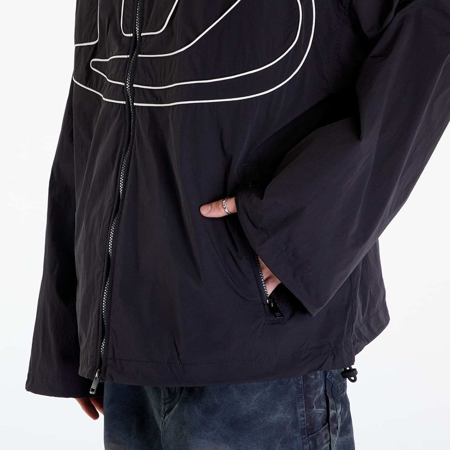 Vindjakke Diesel J-Vatel Jacket Black Sort | A12601_0AKAD Black, 1