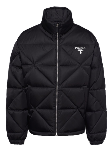 Jakke Prada Re-Nylon Down Jacket Sort | SGB803_1WQ8_F0002_S_202