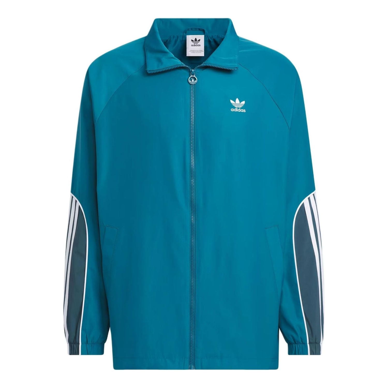 Vindjakke adidas Originals Originals 3-Stripes Coach Jacket Blå | JE3492, 0