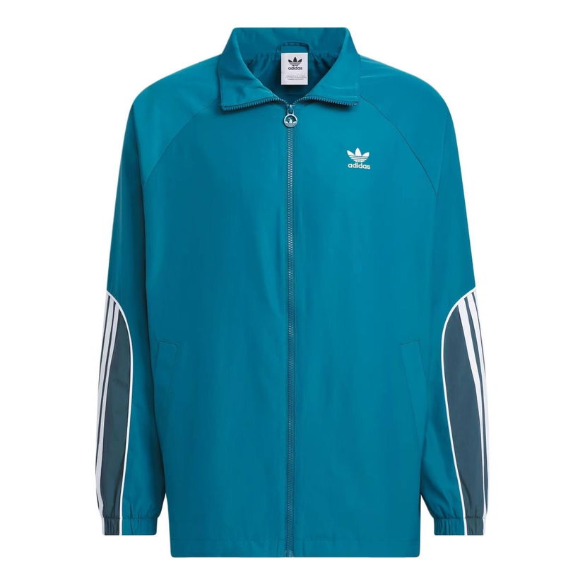 Vindjakke adidas Originals Originals 3-Stripes Coach Jacket Blå | JE3492