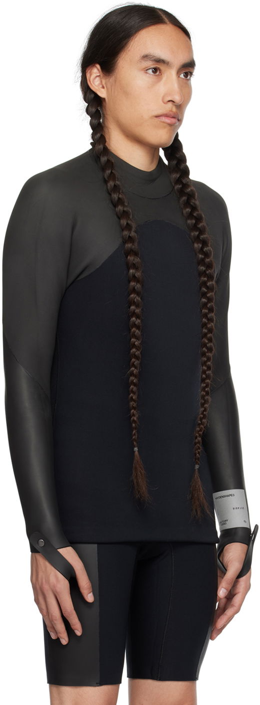 Badetøj Dion Lee Haydenshapes by Dion Lee Long Sleeve Top Sort | HS-DL-M1-11003, 1