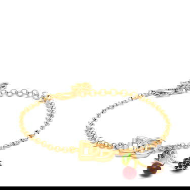 Armbånd Dolce & Gabbana Women's Cherry Logo Bracelet Oro Metalisk | WBP6C1W1111-ZOO00, 0
