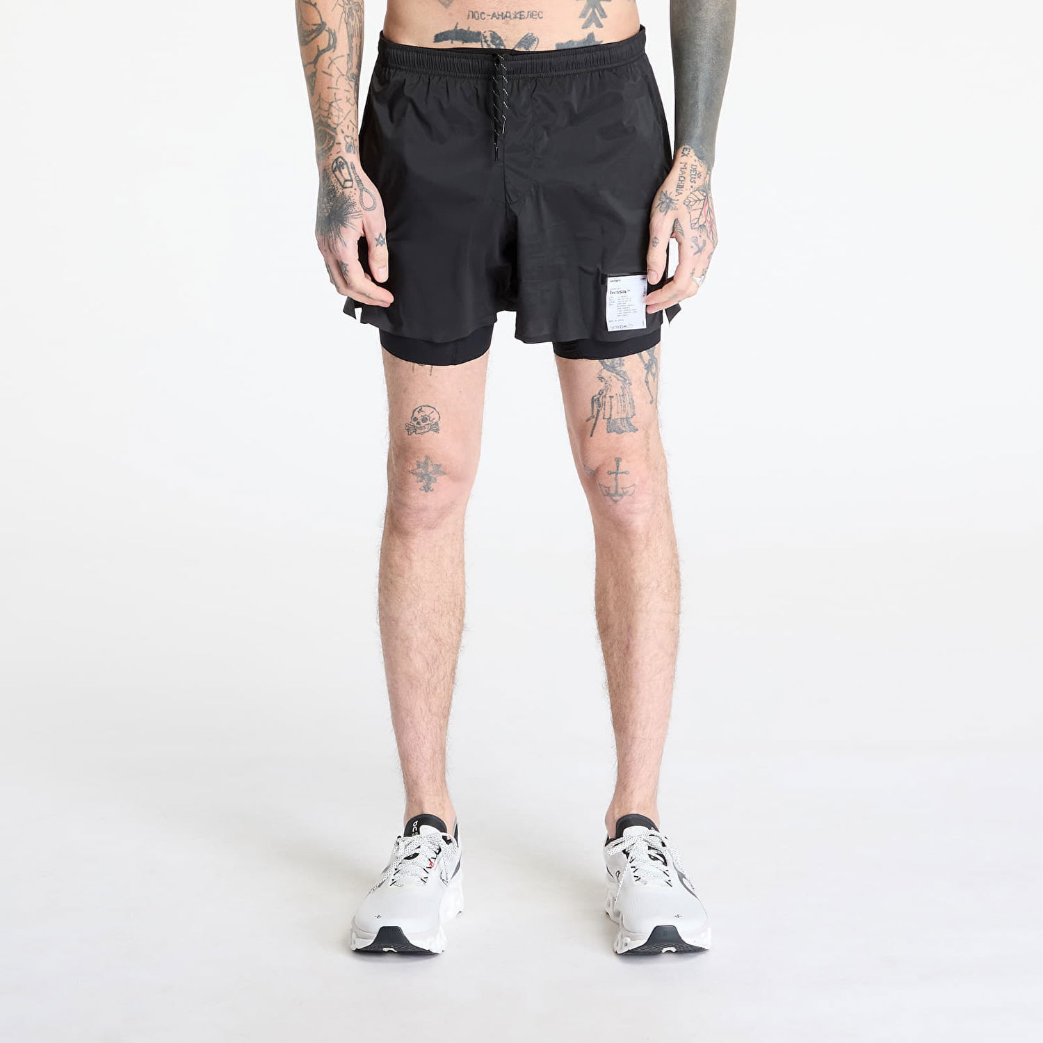 Shorts Satisfy Satisfy TechSilk 5 Shorts Sort | 12003-BK, 0