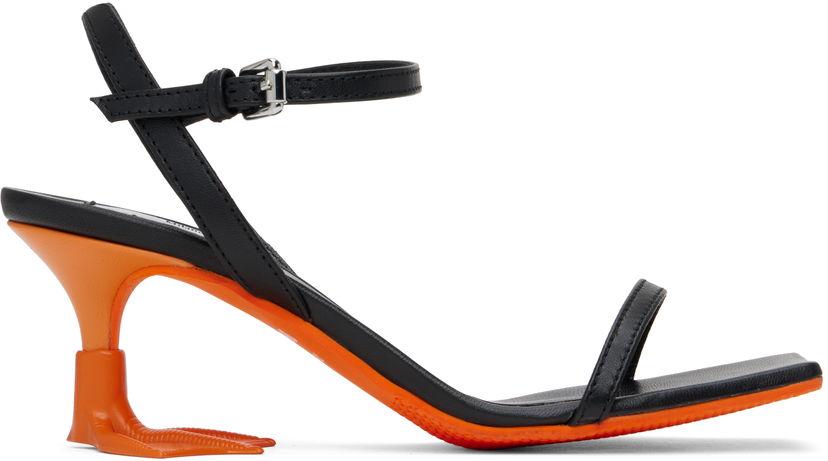 Tilbehør Moschino Moschino Duck Heeled Sandals Sort | MA16575G1M MA3 00A