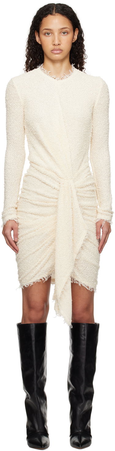 Kjole ISABEL MARANT Isabel Marant Ophelie Bouclé Minidress Hvid | 25PRO0679FA-C1K01I, 0