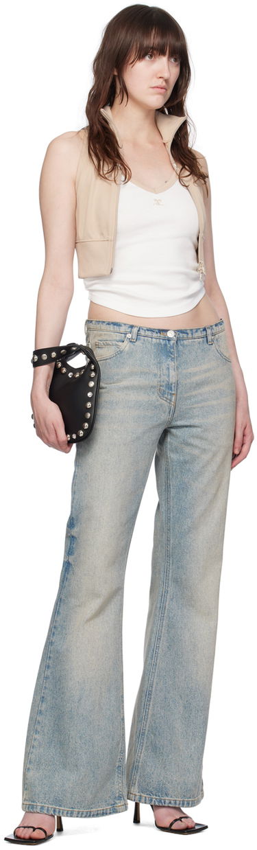 Jeans Courrèges Courrèges Relax Denim Bootcut Jeans Blå | 224DPA221DE0016, 3
