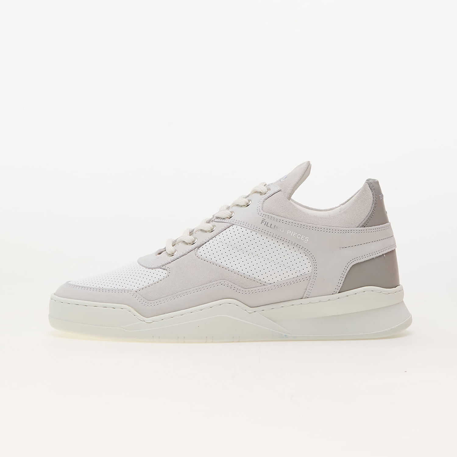Sneakers og sko Filling Pieces Low Top Ghost Paneled White Hvid | 10120631855, 0