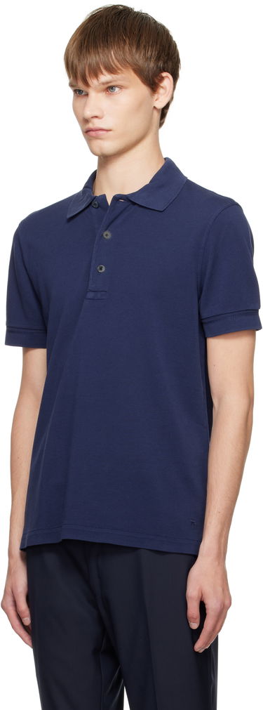 Polo skjorte Tom Ford TOM FORD Piquet Polo Mørkeblå | JPS011-JMT013, 3