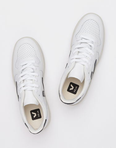 Sneakers og sko Veja V-10 Leather Extra Hvid | VX020005, 2