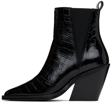 Sneakers og sko Anine Bing Bekah Black Leather Chelsea Boots Sort | A-14-10194-010, 2