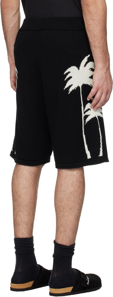 Shorts Palm Angels Knitted Palms Shorts Sort | PMHM012S25KNI0021003, 2