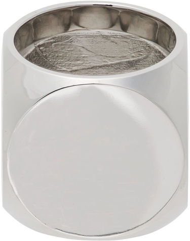 Ring We11done We11done Logo Dice Ring Metalisk | WD-AJ1-22-704-U-BK, 4