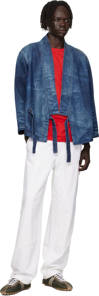Jakke KENZO Kenzo Paris Kimono Denim Jacket Blå | FF65DV1466I7, 3