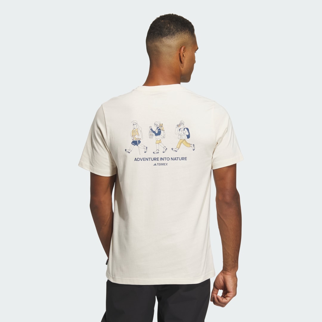 T-shirt adidas Performance Graphic Short Sleeve Polygiene 230 GSM Hvid | IS0287, 1