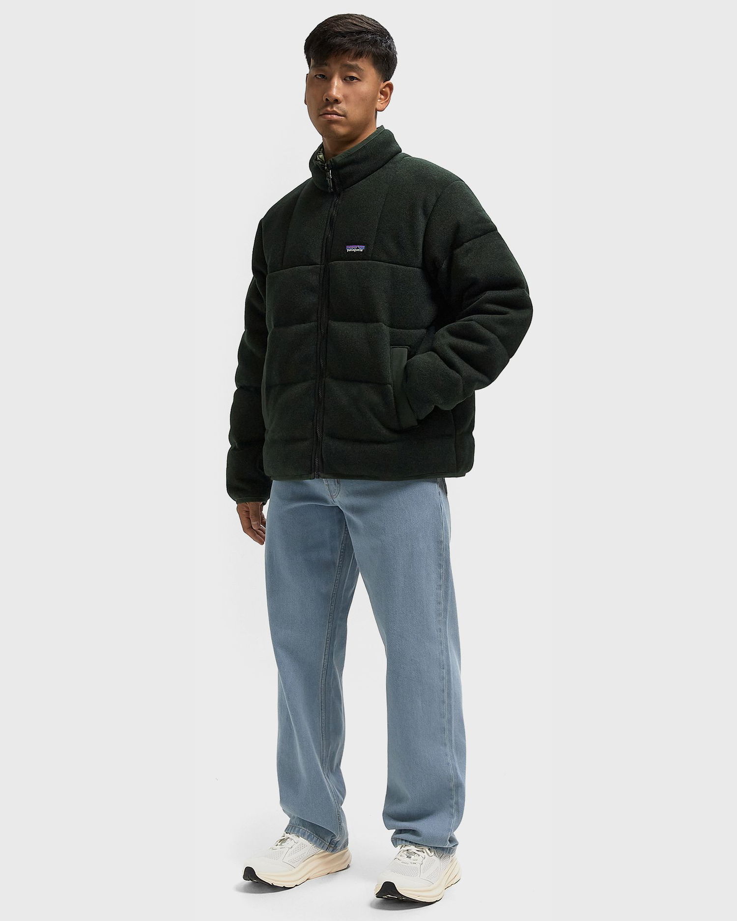 Puffer jakke Patagonia Reversible Down Better Sweater Jacket Grøn | 26250-OLGG, 1