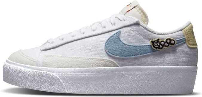 Sneakers og sko Nike Blazer Low Platform Next Nature W Hvid | DJ6376-100, 0