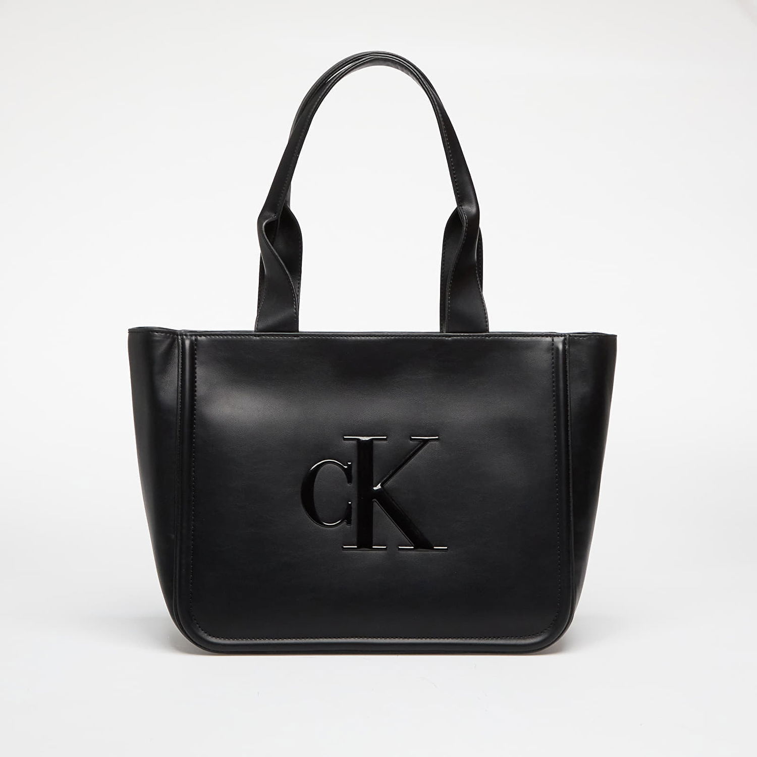 Skuldertaske CALVIN KLEIN Bold Medium Tote Black Sort | LV04F3218G UB1, 0