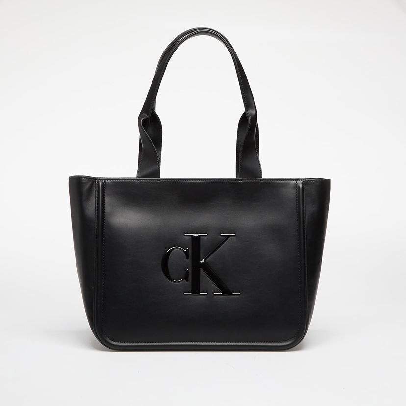 Skuldertaske CALVIN KLEIN Bold Medium Tote Black Sort | LV04F3218G UB1