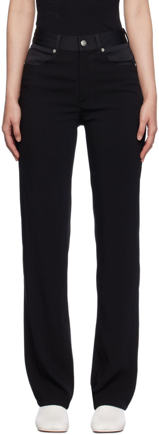 Bukser Maison Margiela MM6 Maison Margiela Five-Pocket Trousers Sort | S52LA0223 S78536, 0