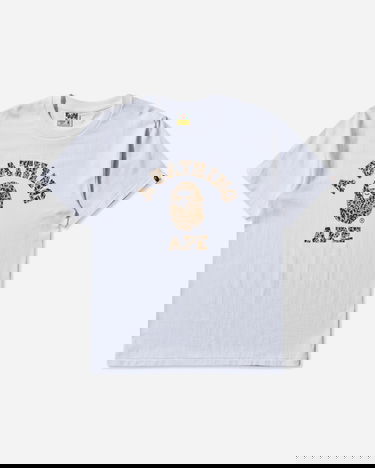 T-shirt BAPE Wild Leopard Pattern College T-Shirt Hvid | 1L80110039 WHXBG, 1