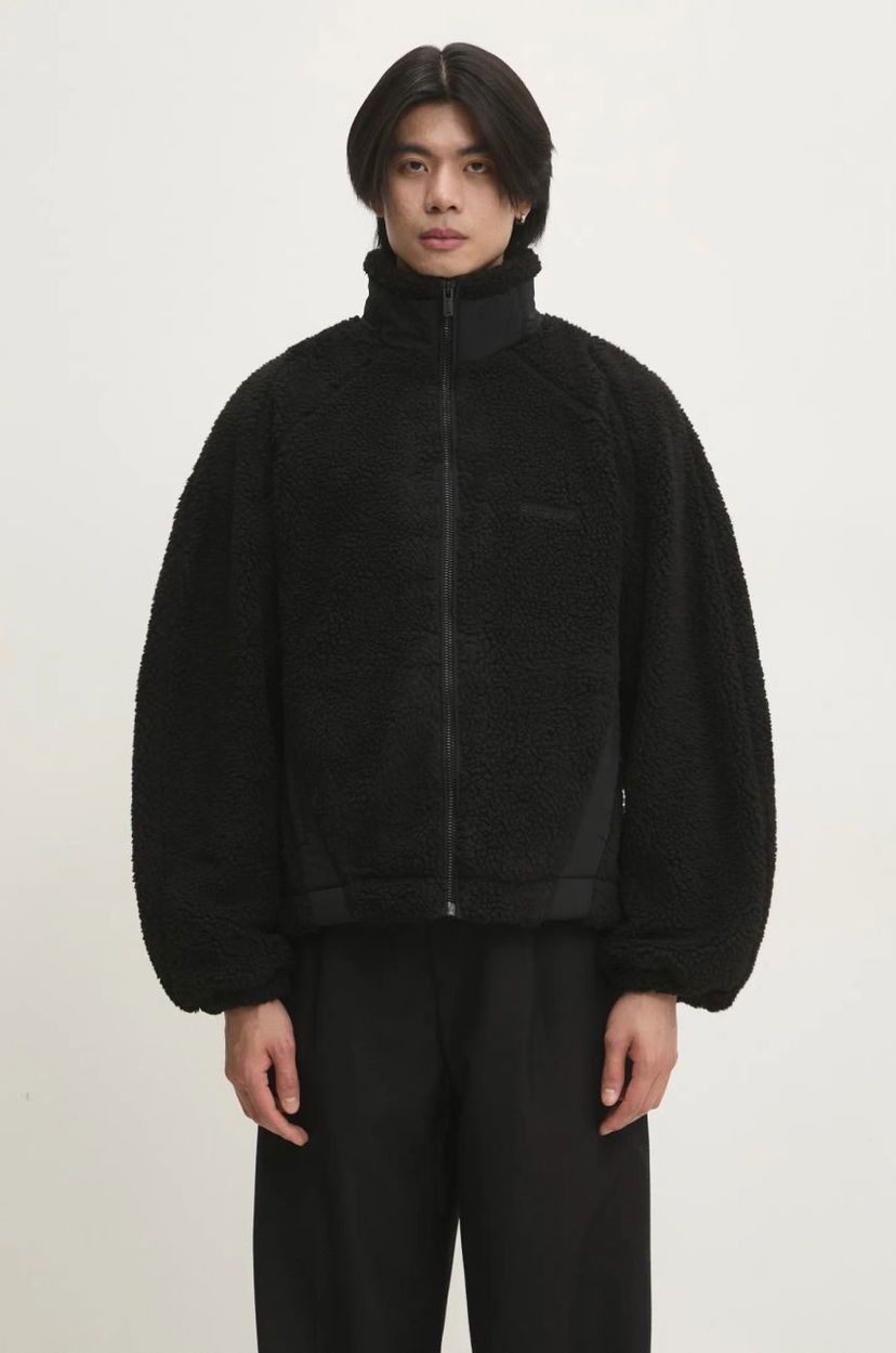 Jakke Han Kjøbenhavn Han Kjøbenhavn Oversize Fleece Jacket Sort | U.134141