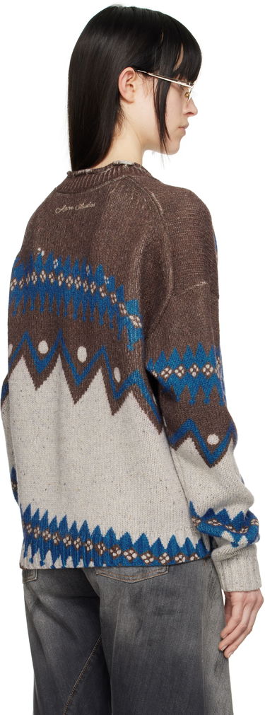 Sweater Acne Studios Acne Studios Jacquard Wool Cardigan Flerfarvet | A60577-, 2