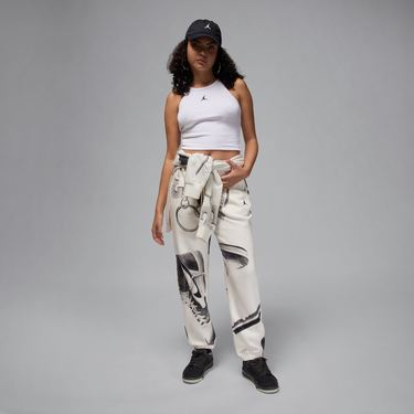 Tanktop Jordan Jordan Essentials Crop Tank Top Hvid | HF9474-100, 2
