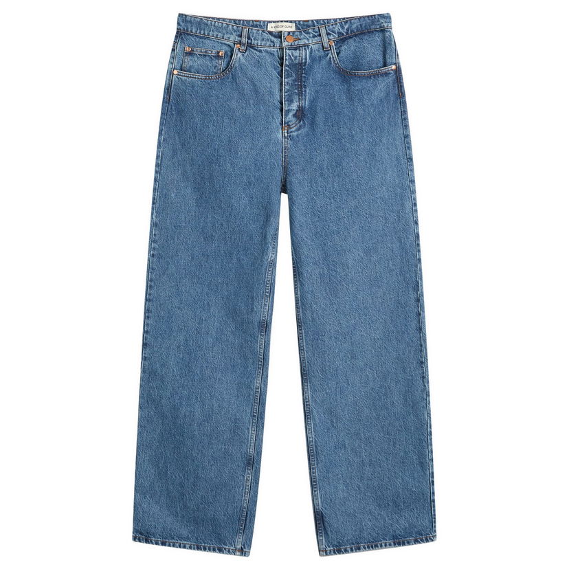 Jeans A Kind of Guise A Kind of Guise Beto Wide Leg Jeans 30" Blå | 207-14101-710